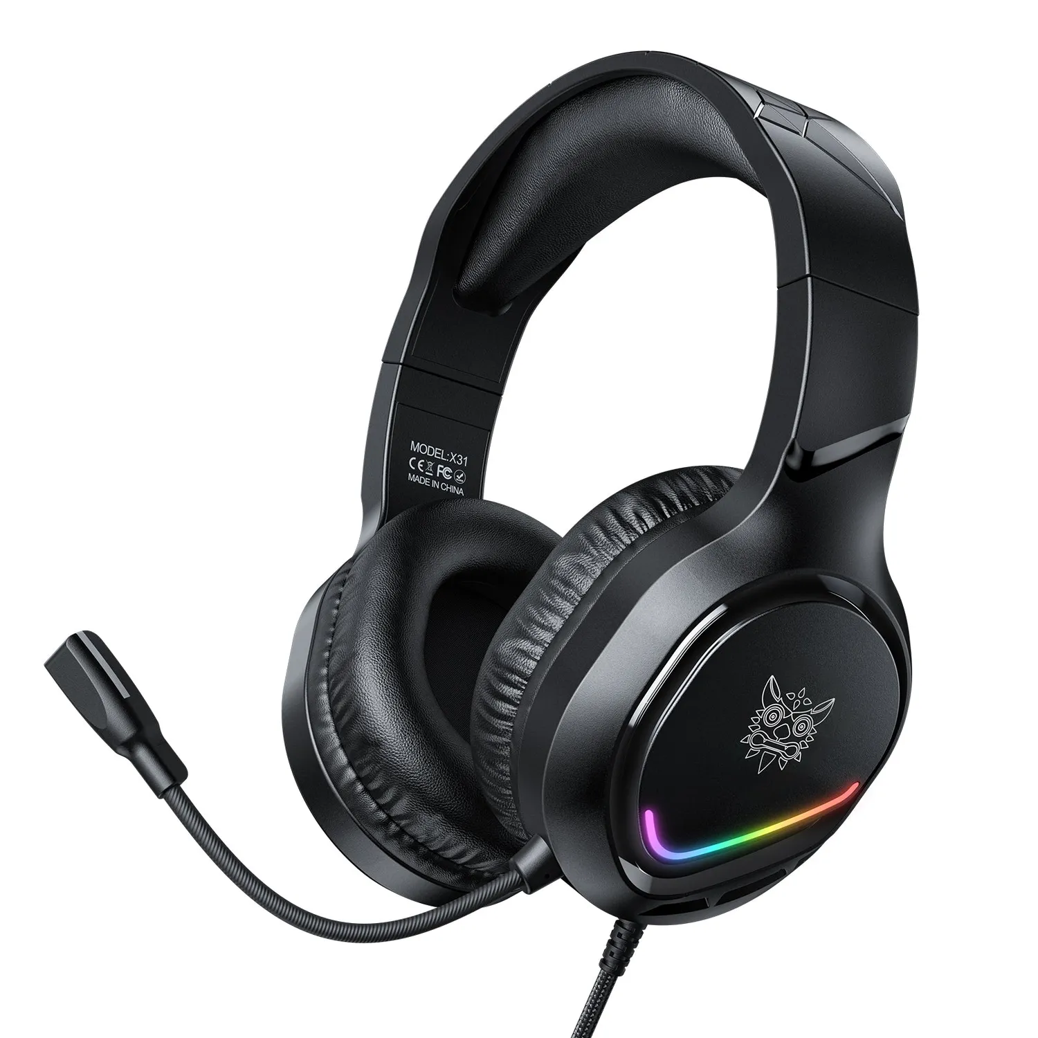 ONIKUMA X31 gaming headset zwart met microfoon
