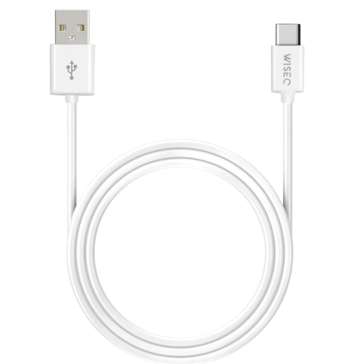 WISEQ USB-A naar USB-C Kabel 1m wit Quick Charge