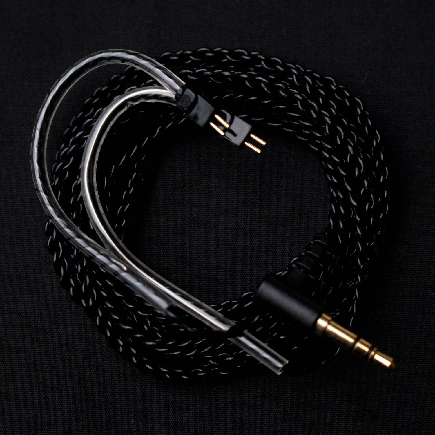 Fatfreq 2-Pin SPC IEM-kabel quad braided