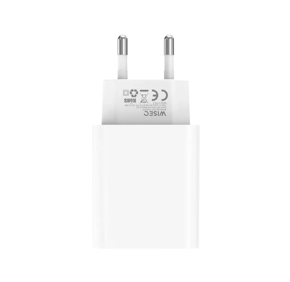 WISEQ 25W USB-C Snellader Wit – Universeel 25W