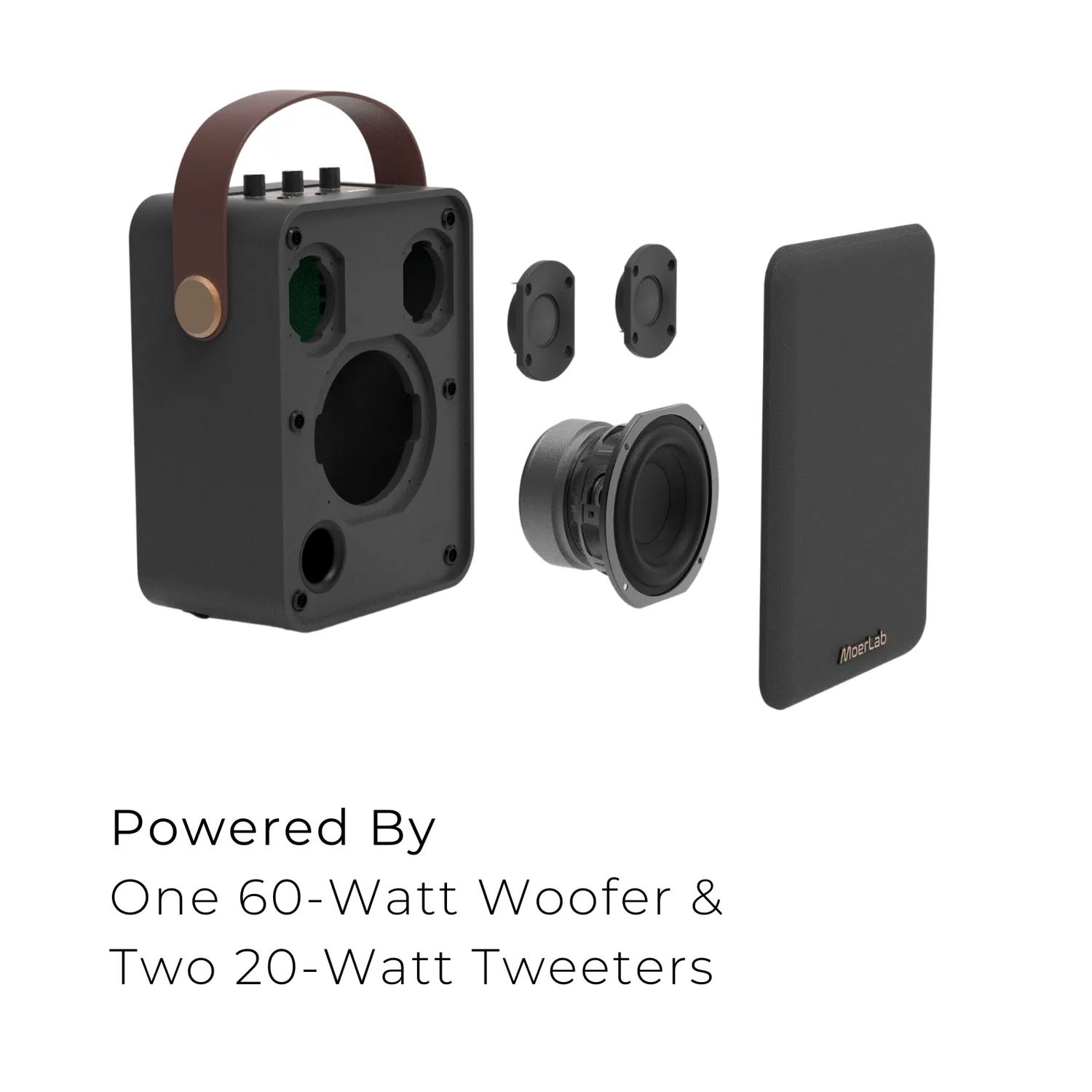 Moerlab The Show Auracast speaker 100W zwart