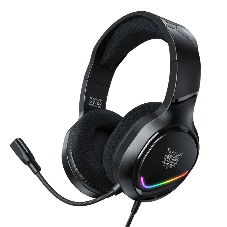 ONIKUMA X31 gaming headset zwart met microfoon