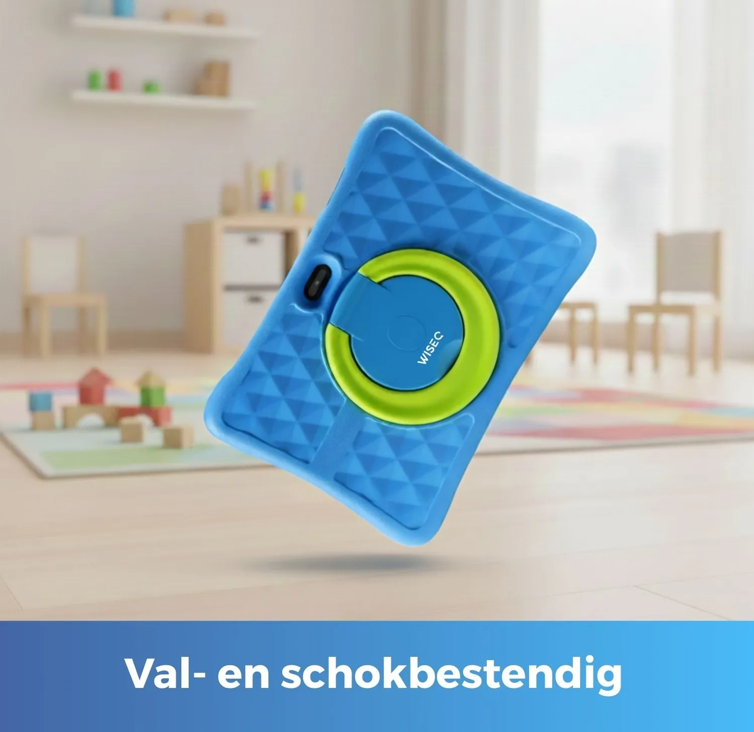 WISEQ WiseTab kindertablet 10 inch 96GB blauw veilig