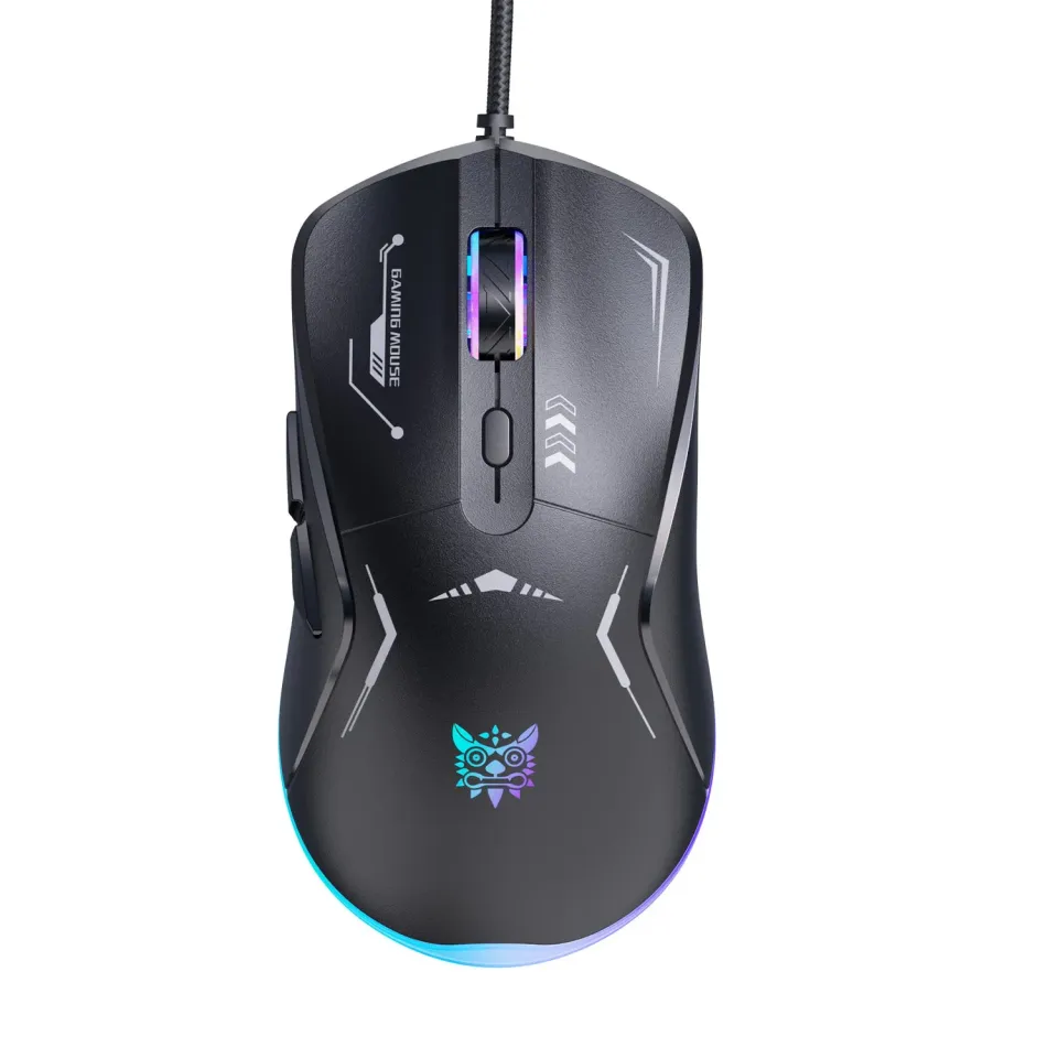 ONIKUMA CW917 gaming muis bedraad zwart RGB