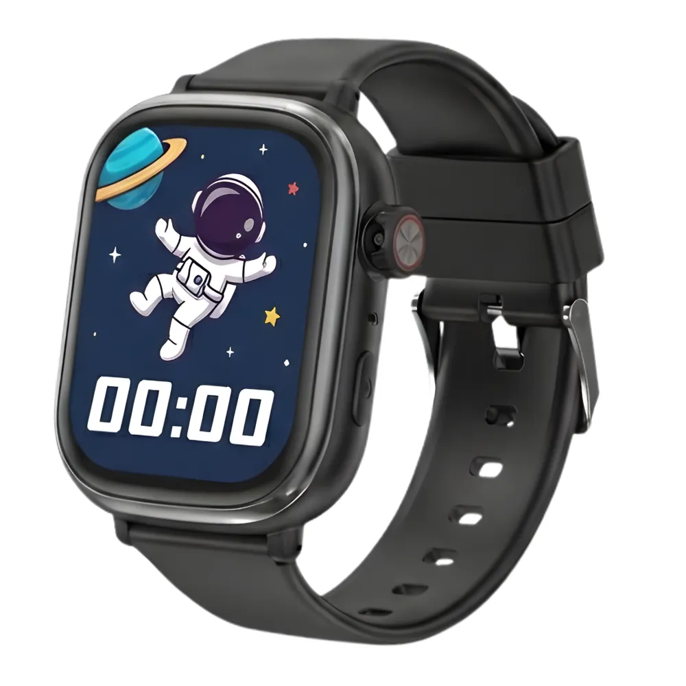 WISEQ Smartwatch Kinderen GPS Zwart SIM IP67 SOS