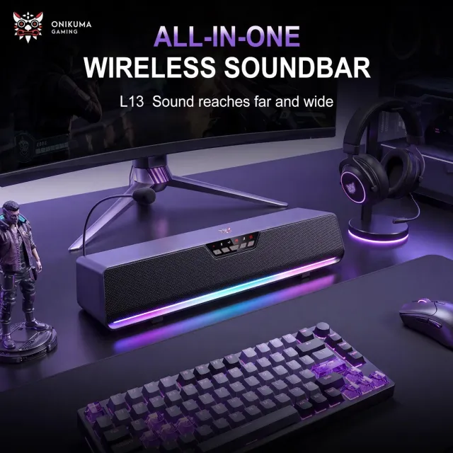 ONIKUMA L13 gaming speaker desktop – 7.1 surround