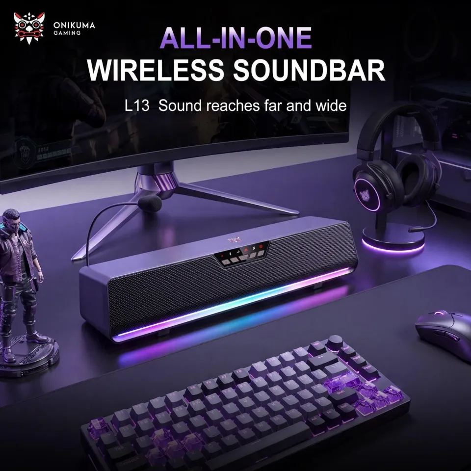 ONIKUMA L13 gaming speaker desktop – 7.1 surround