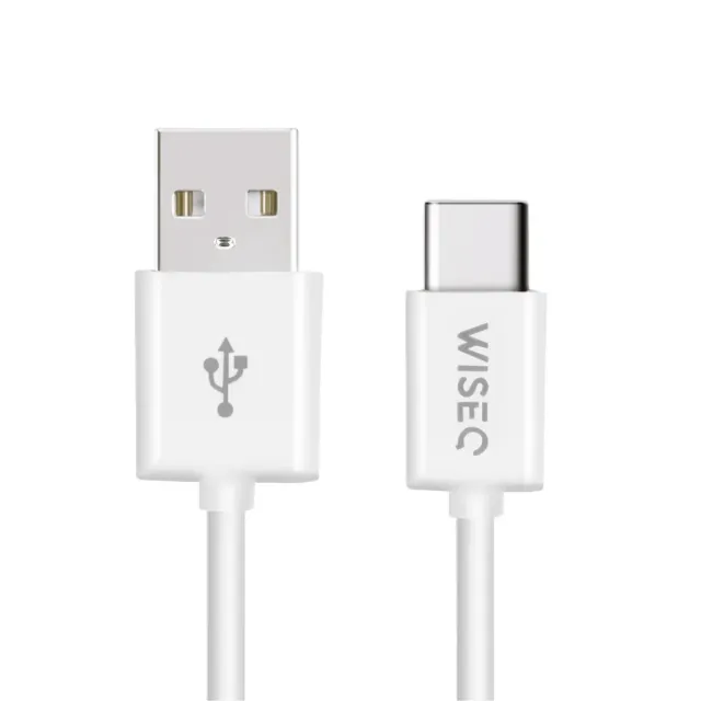 WISEQ USB-A naar USB-C Kabel 1m wit Quick Charge