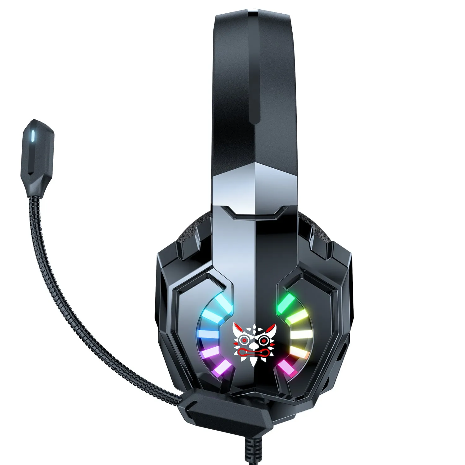 ONIKUMA X32 gaming headset bedraad zwart met RGB