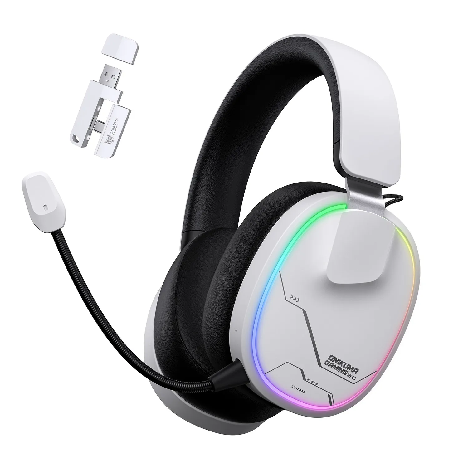ONIKUMA GT836 gaming headset zwart 60 uur