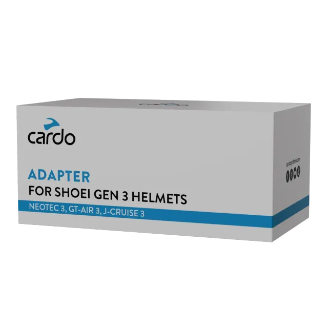Cardo Shoei Gen 3 helm adapter Neotec 3