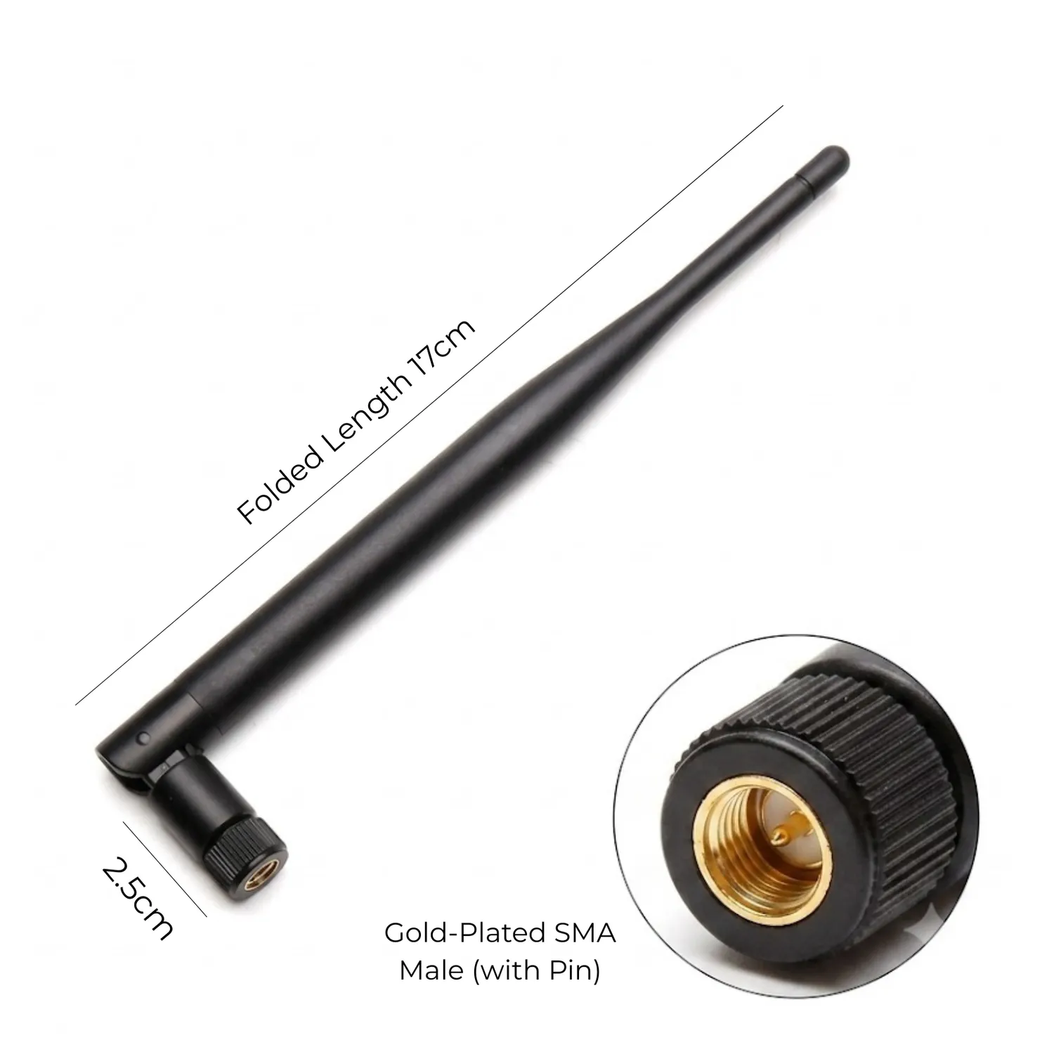 Moerlab TV hearMore AOA01 antenne 6dBi zwart