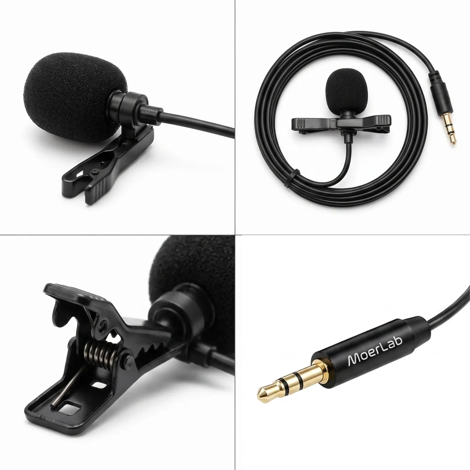 Moerlab AOA02 microfoon 3,5mm 1,5m extern
