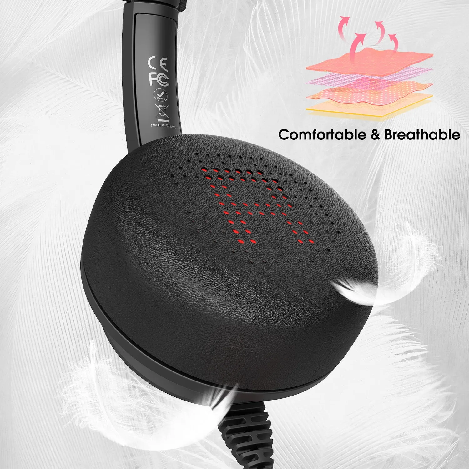 ONIKUMA X37 callcenter headset zwart bedraad