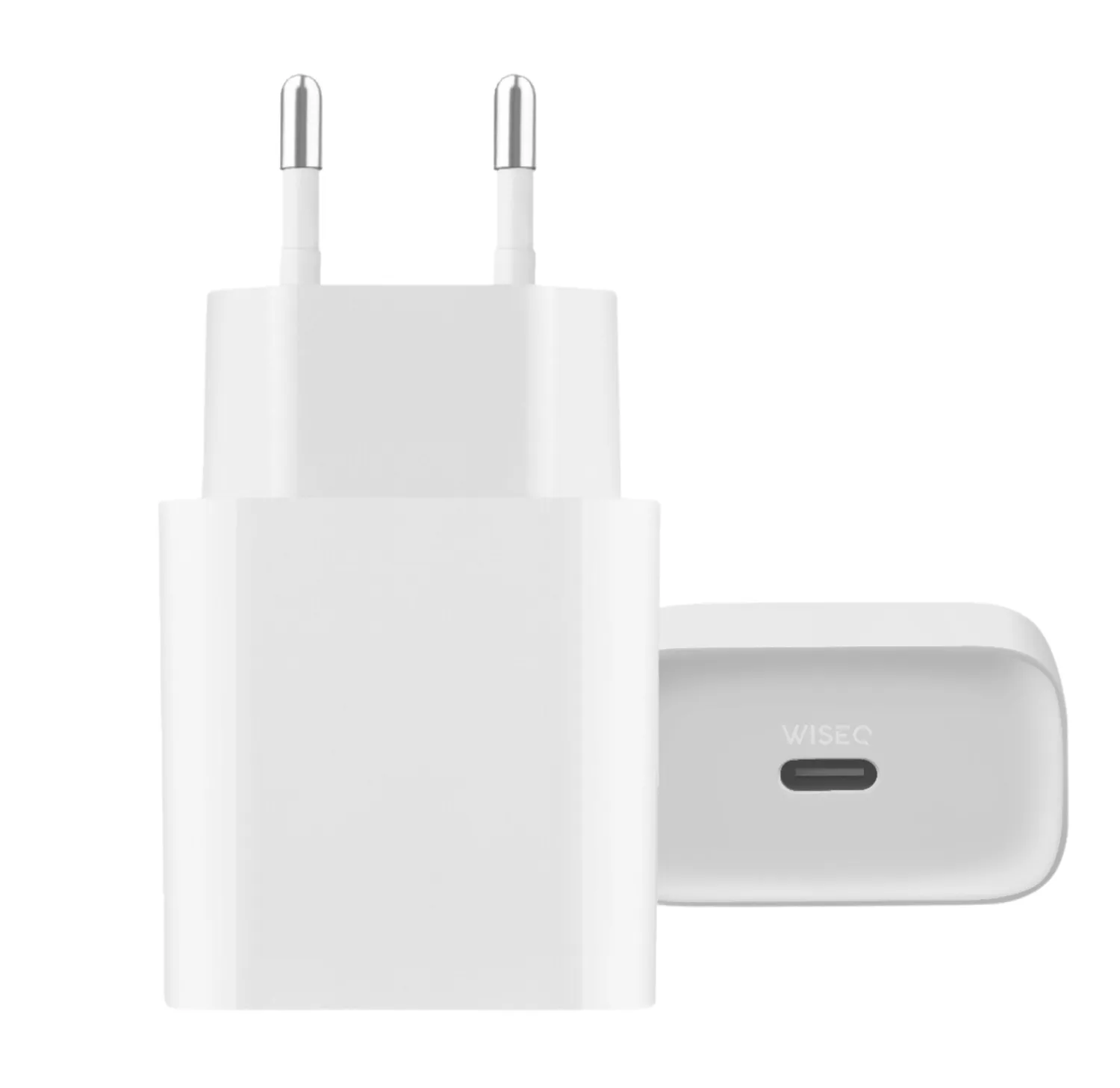 WiseQ 20W Snellader USB-C Oplader Wit 1m Kabel