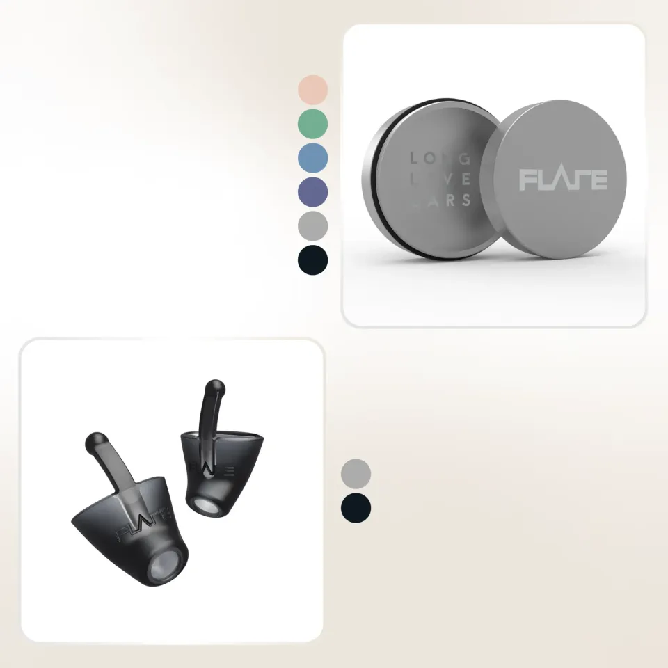 Flare Calmer Pro Pocket Capsule oordoppen bundel zwart
