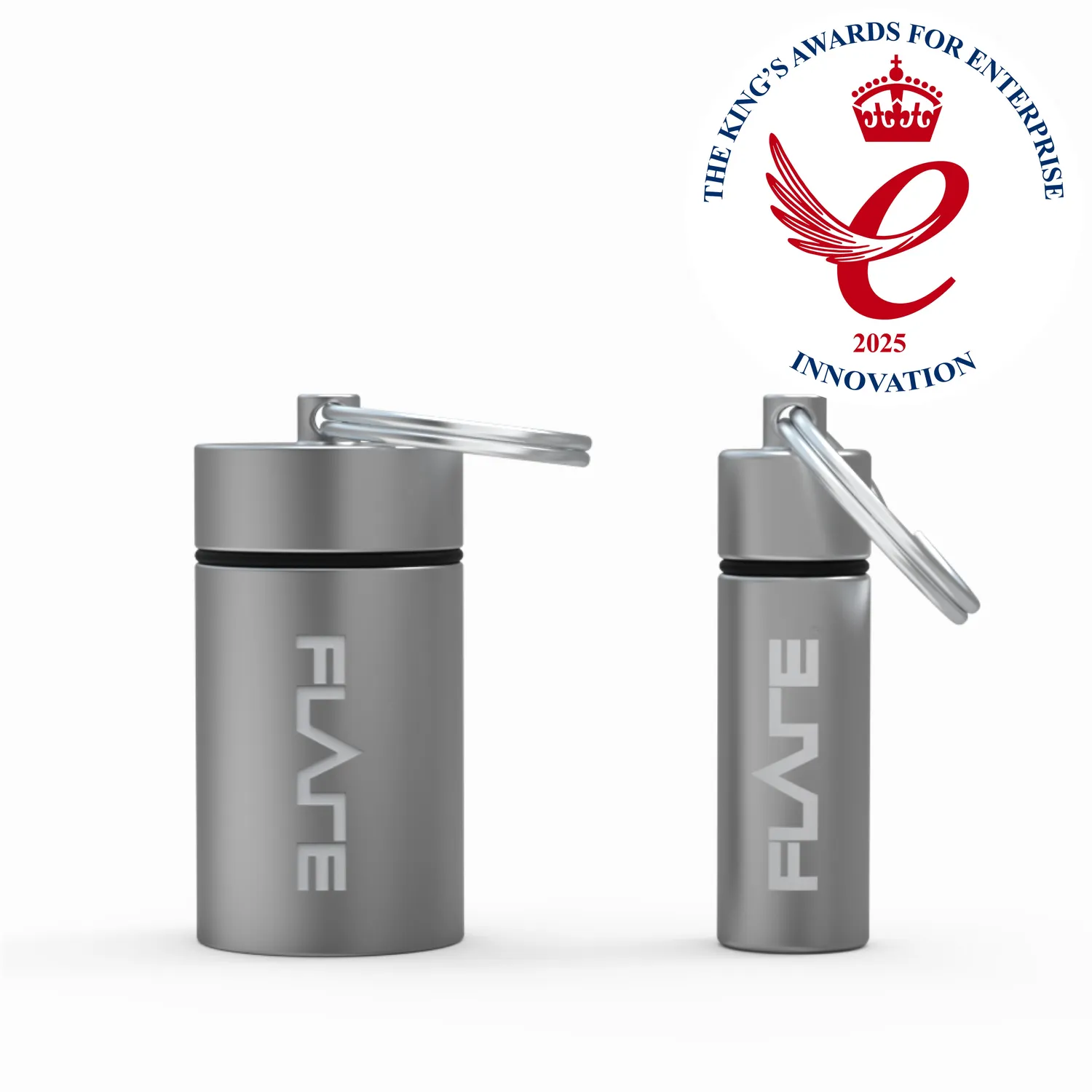 Flare Audio Capsule opbergkoker Standard Zwart aluminium