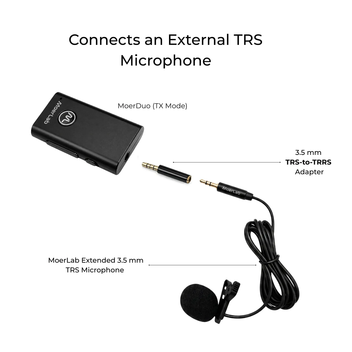 Moerlab MoerDuo Auracast audio transceiver TX/RX