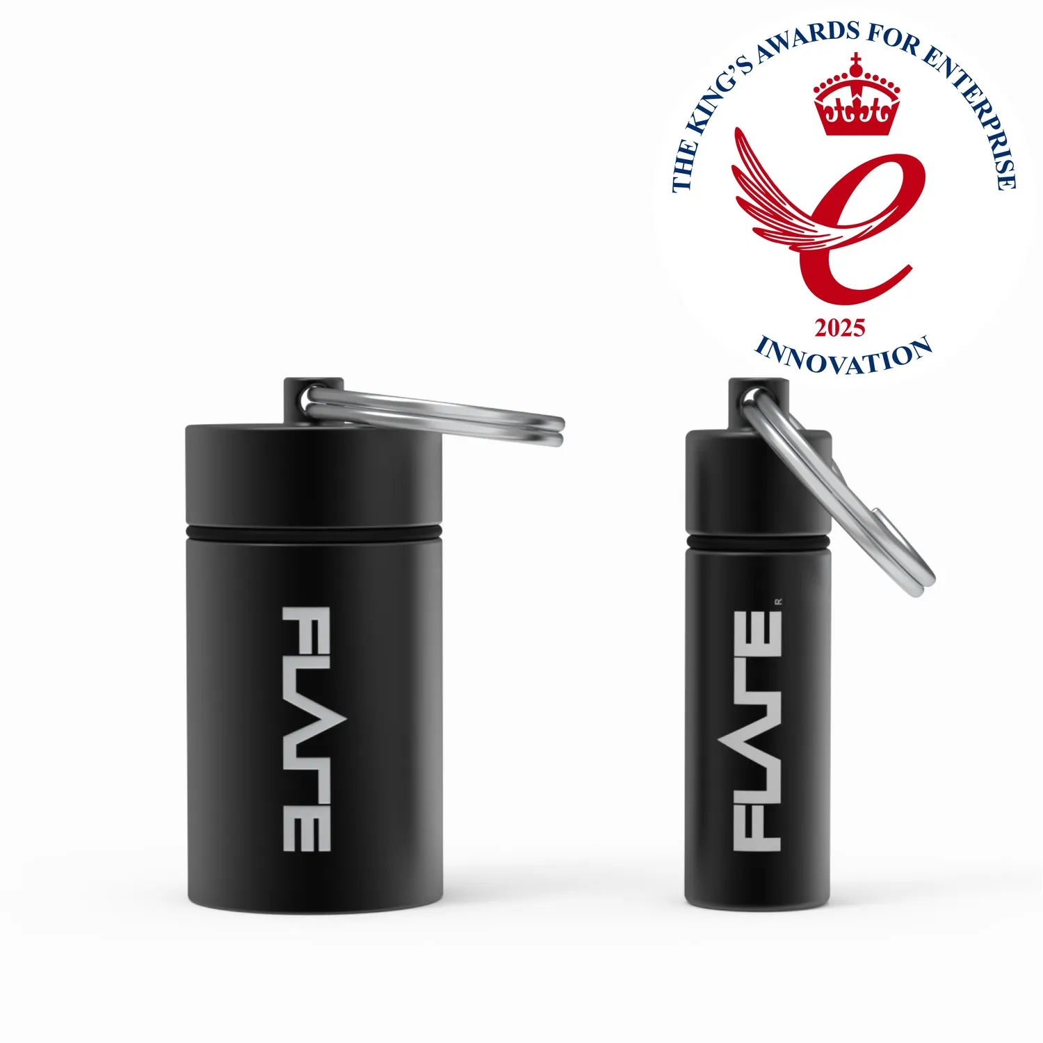Flare Audio Capsule opbergkoker Standard Zwart aluminium