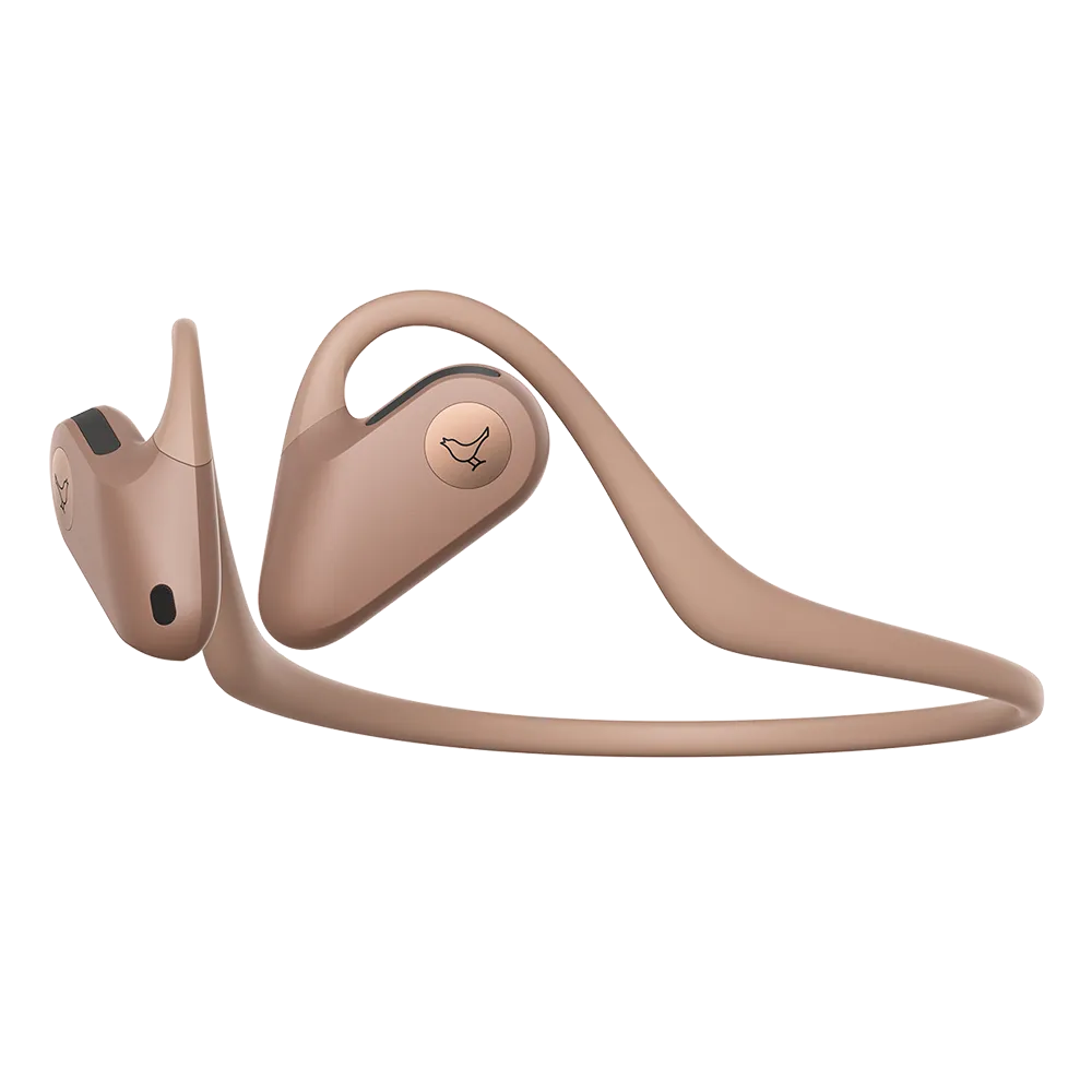 Libratone UP PANTONE open-ear oordopjes Mocha Mousse open ear