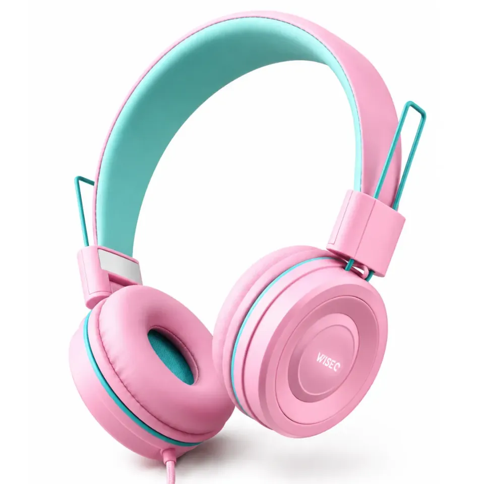 WISEQ One kinderkoptelefoon bedraad Unicorn-Bubblegum 85dB