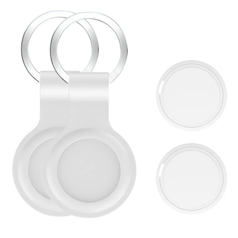 WISEQ GPS Tracker Set van 2 Wit met Houder