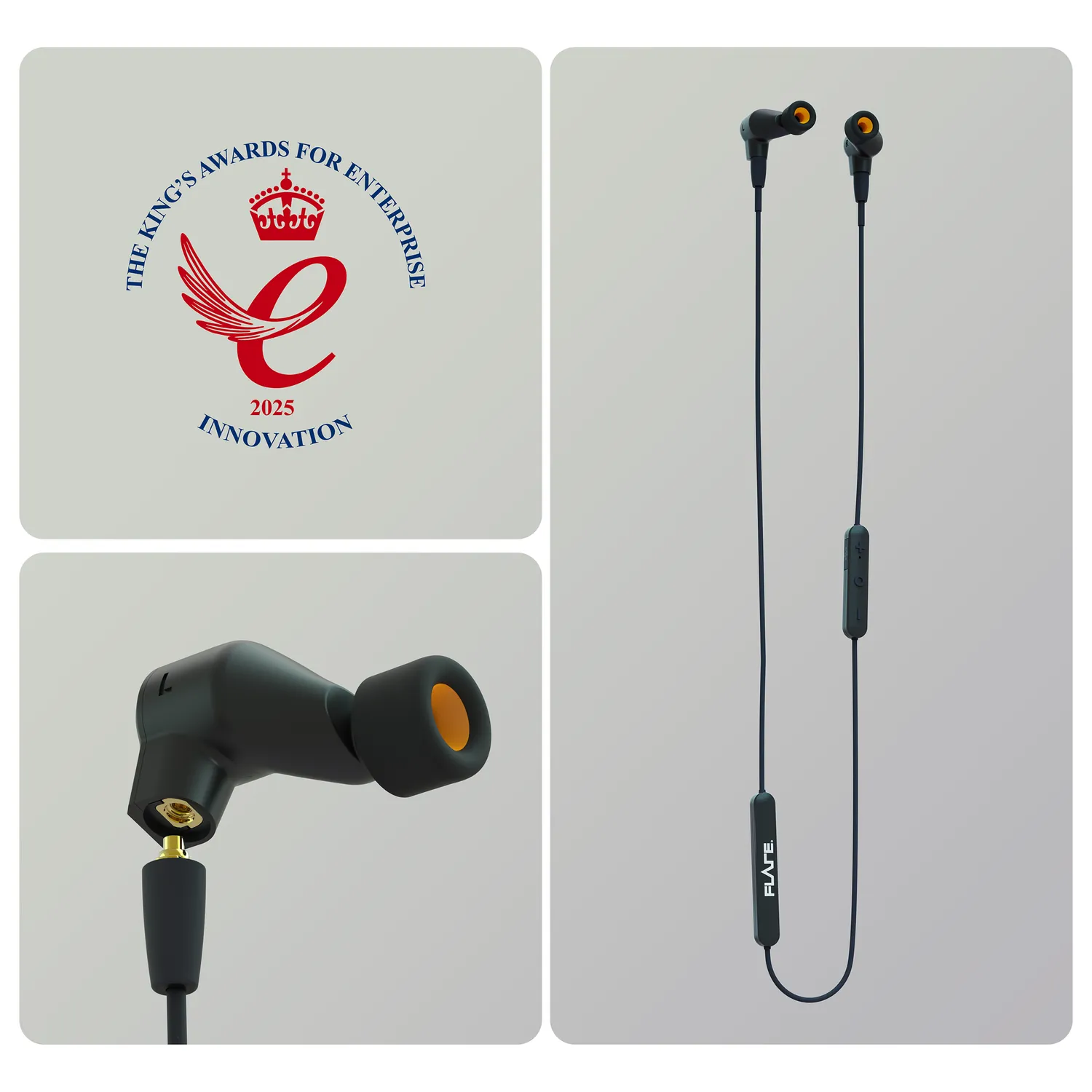 Flare Audio Studio Pro IEM oordopjes graphite bluetooth