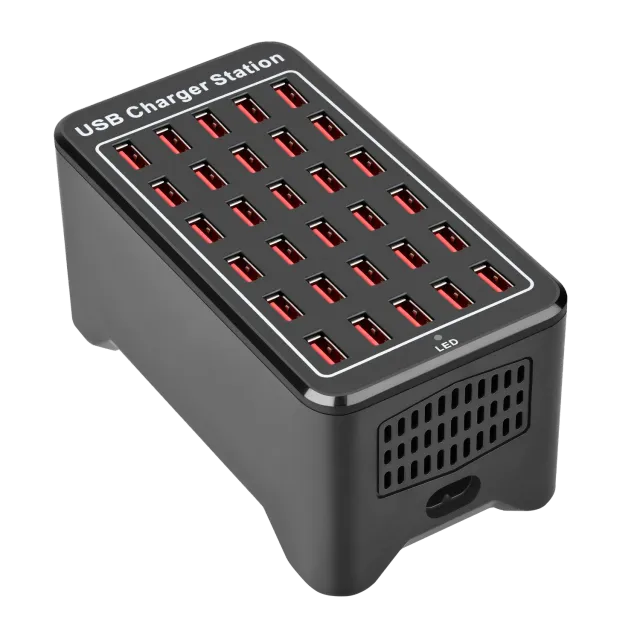 WISEQ USB Hub 30 Poorten 150W oplader met voeding