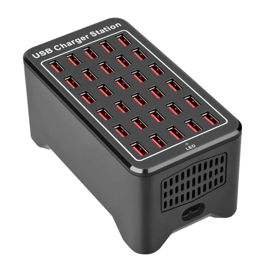 WISEQ USB Hub 30 Poorten 150W oplader met voeding