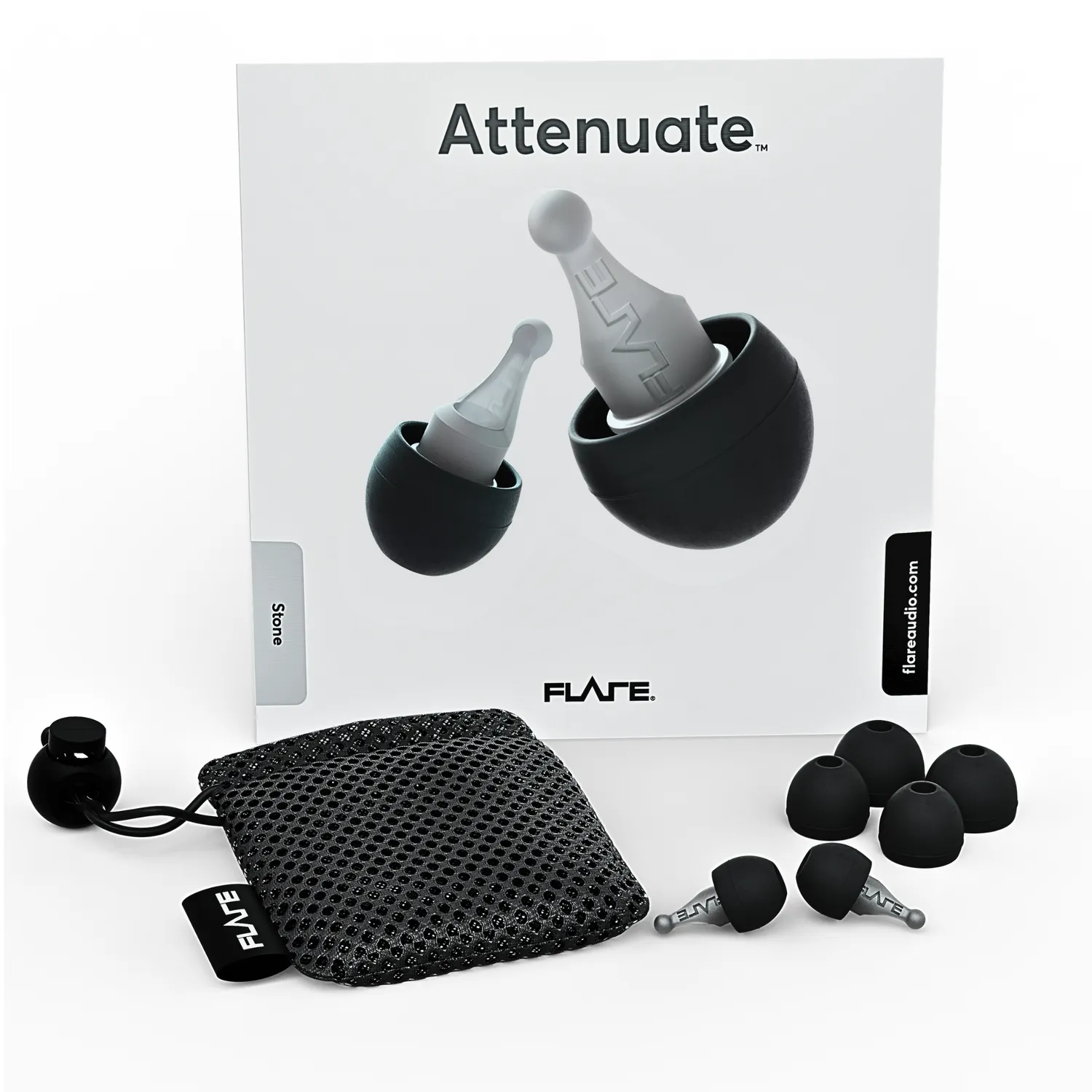 Flare Audio Attenuate oordoppen transparant -12dB
