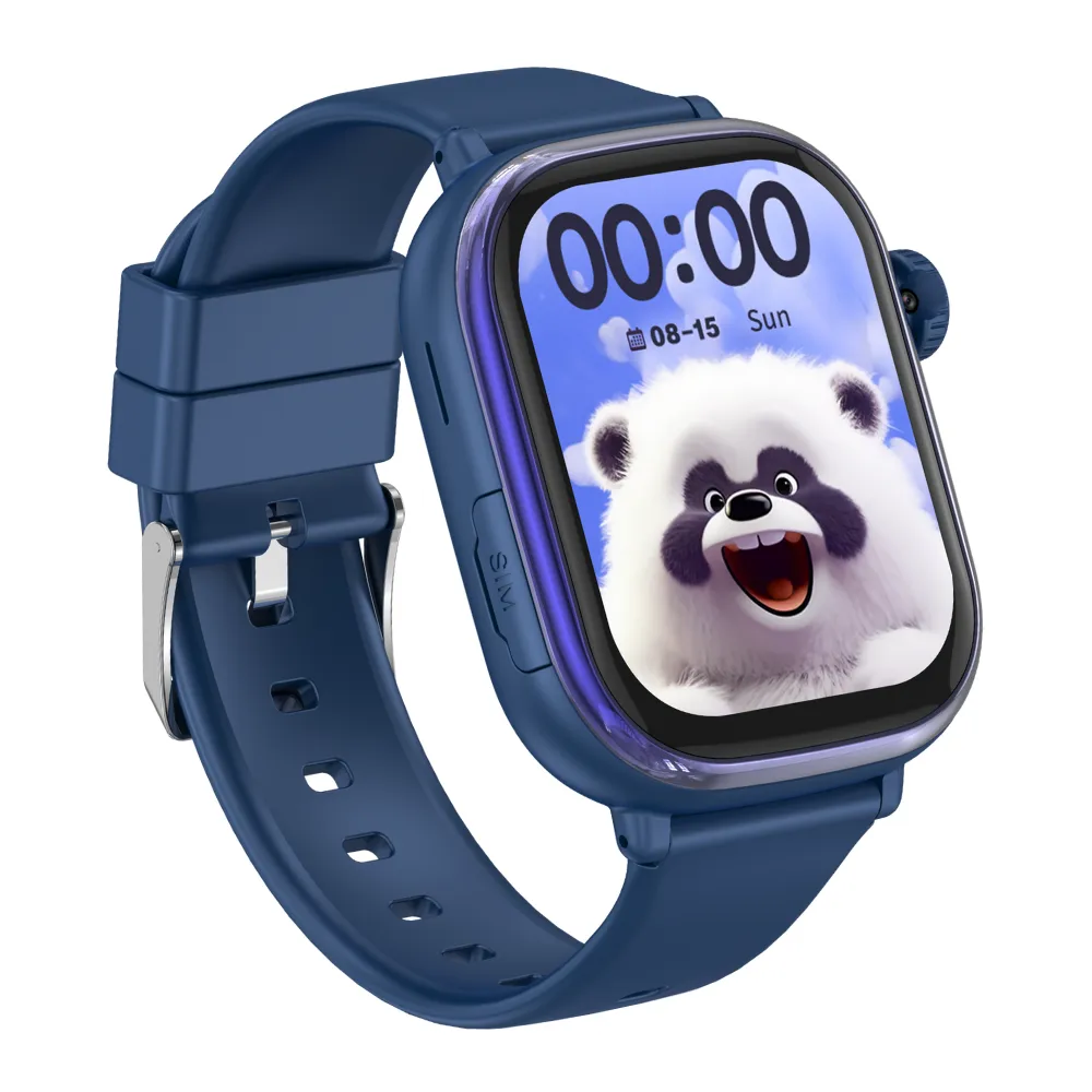 WISEQ smartwatch kinderen blauw GPS SIM AMOLED