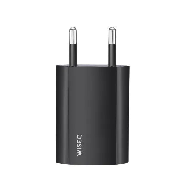 WISEQ USB adapter universeel zwart 5W 1-poort