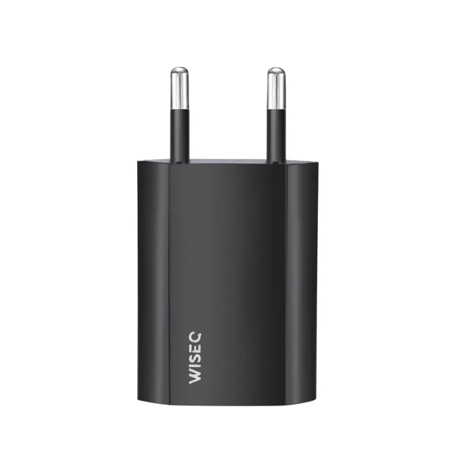 WISEQ USB adapter universeel zwart 5W 1-poort