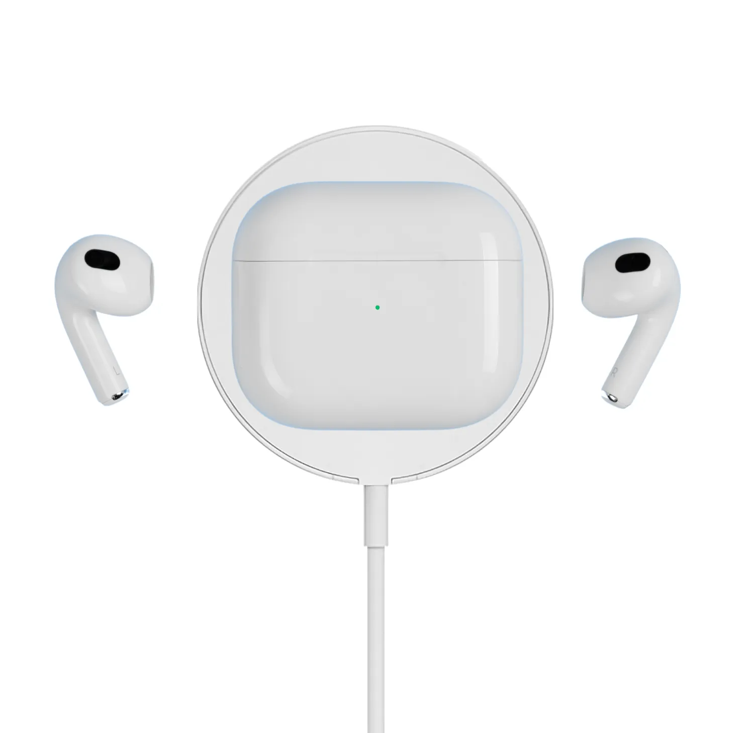 WISEQ MagSafe draadloze oplader 1,5 meter wit 15W
