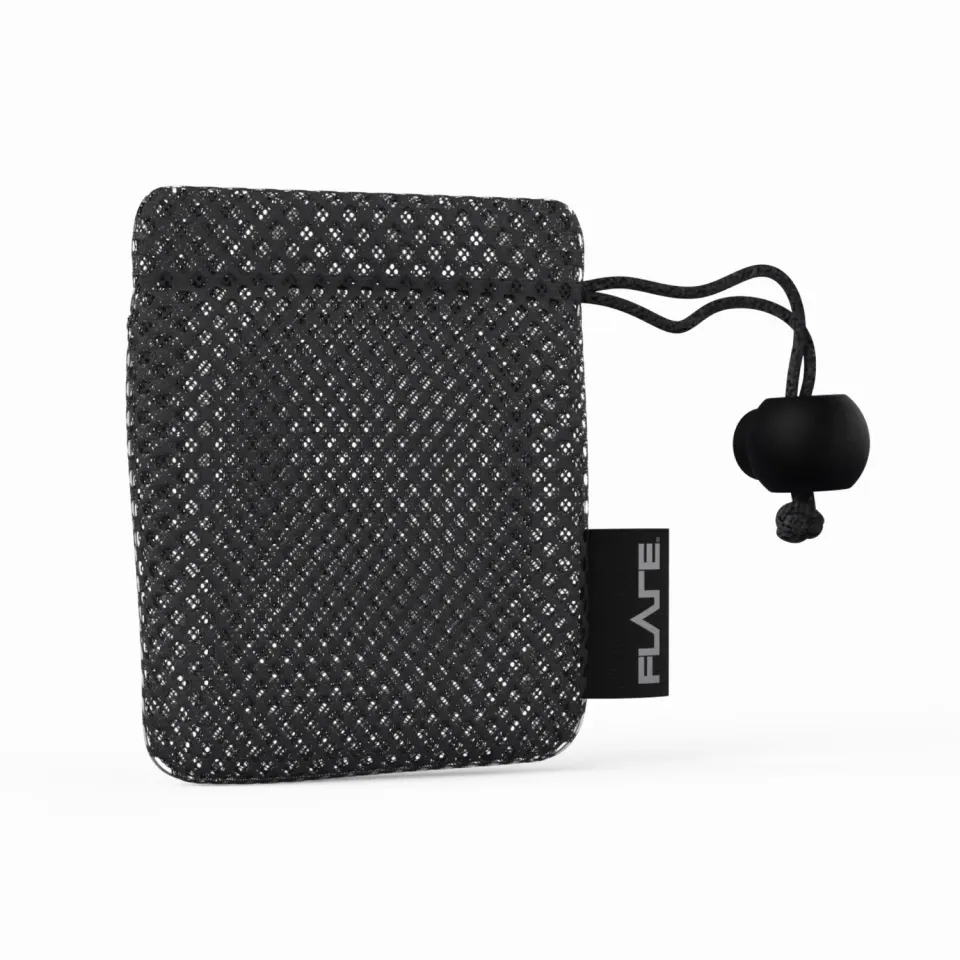 Flare Audio Carry Pouch etui met trekkoord zwart