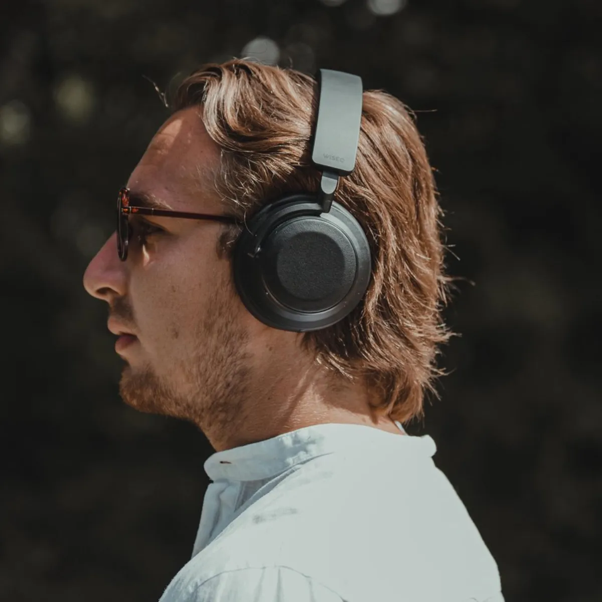 WISEQ ANCx100 koptelefoon zwart noise cancelling 30 uur