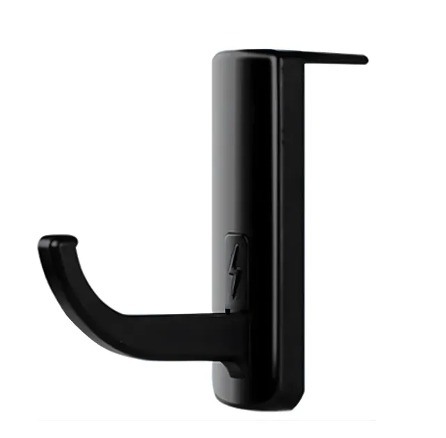 WISEQ Koptelefoonhouder monitorhanger zwart met 3M strip
