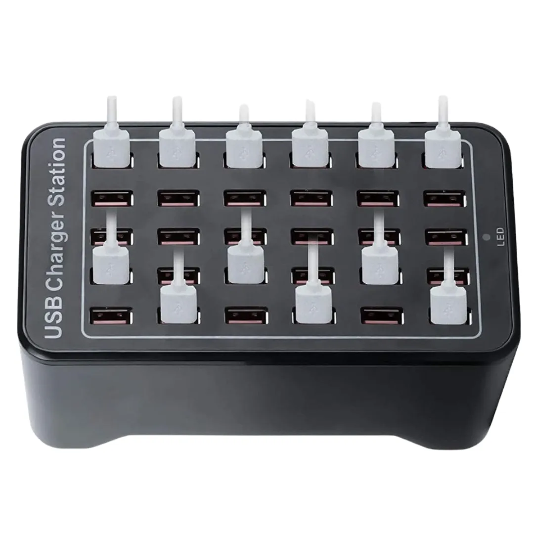 WISEQ USB Hub 30 Poorten 150W oplader met voeding
