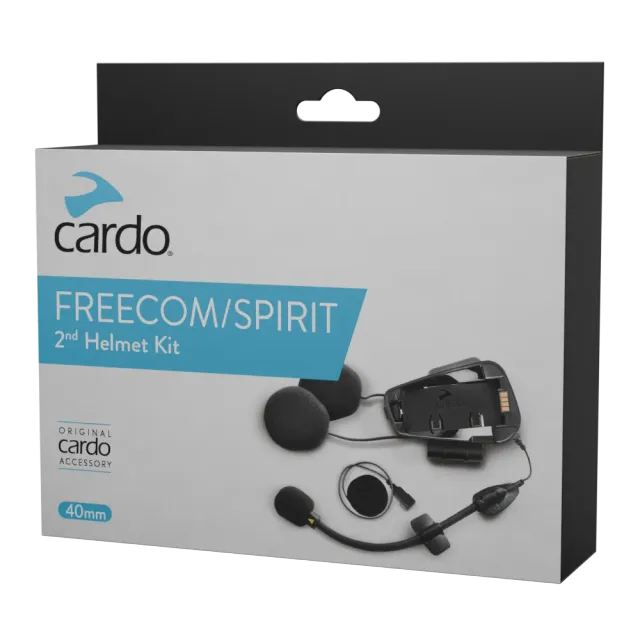 Cardo Freecom Spirit 2e helm kit headset HD 40mm