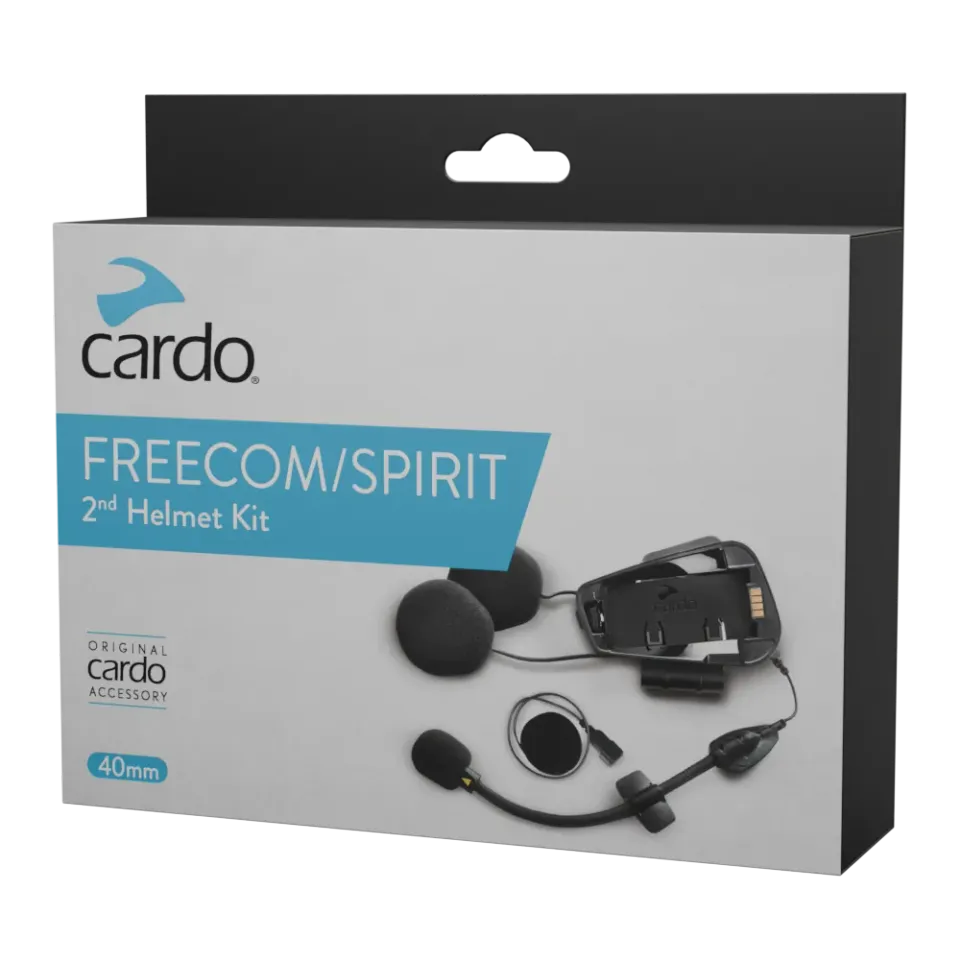 Cardo Freecom Spirit 2e helm kit headset HD 40mm