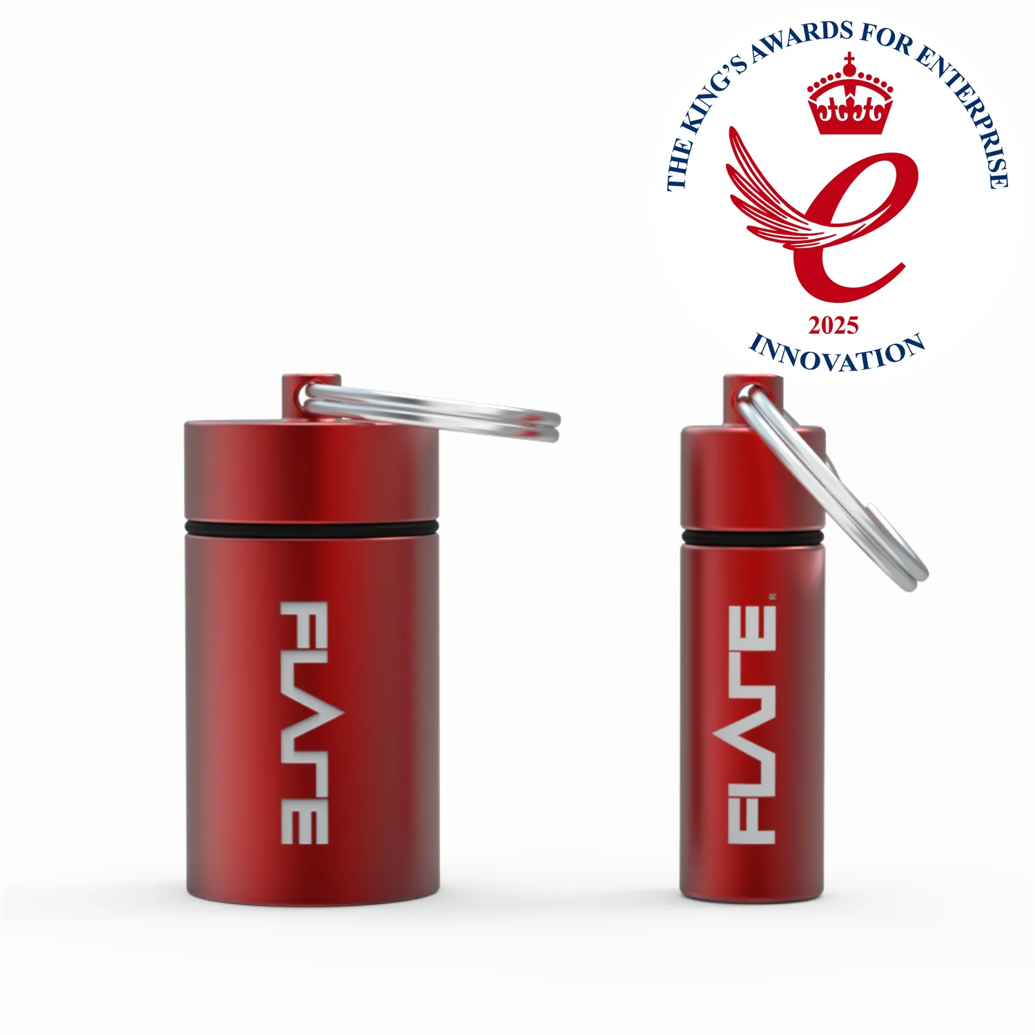 Flare Audio Capsule opbergkoker Standard Zwart aluminium