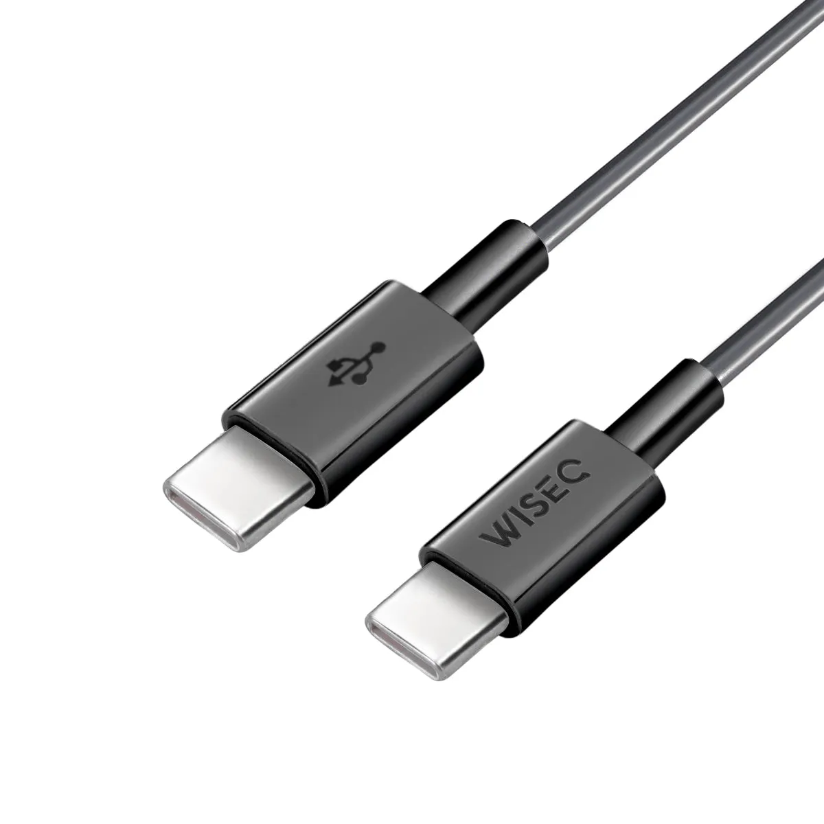 WISEQ 25W snellader USB-C 3 meter zwart