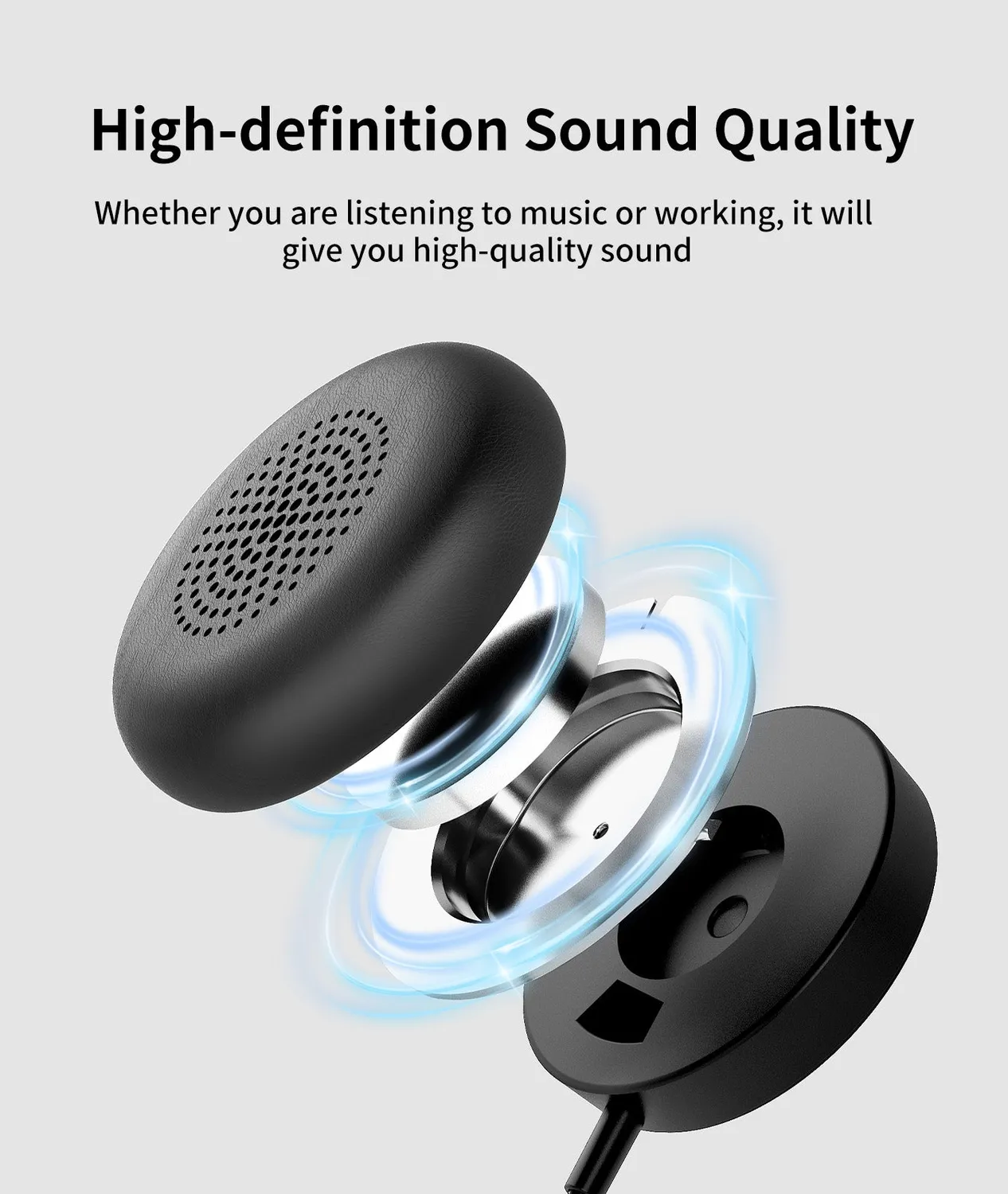 ONIKUMA X81 USB gaming headset zwart 3,5mm