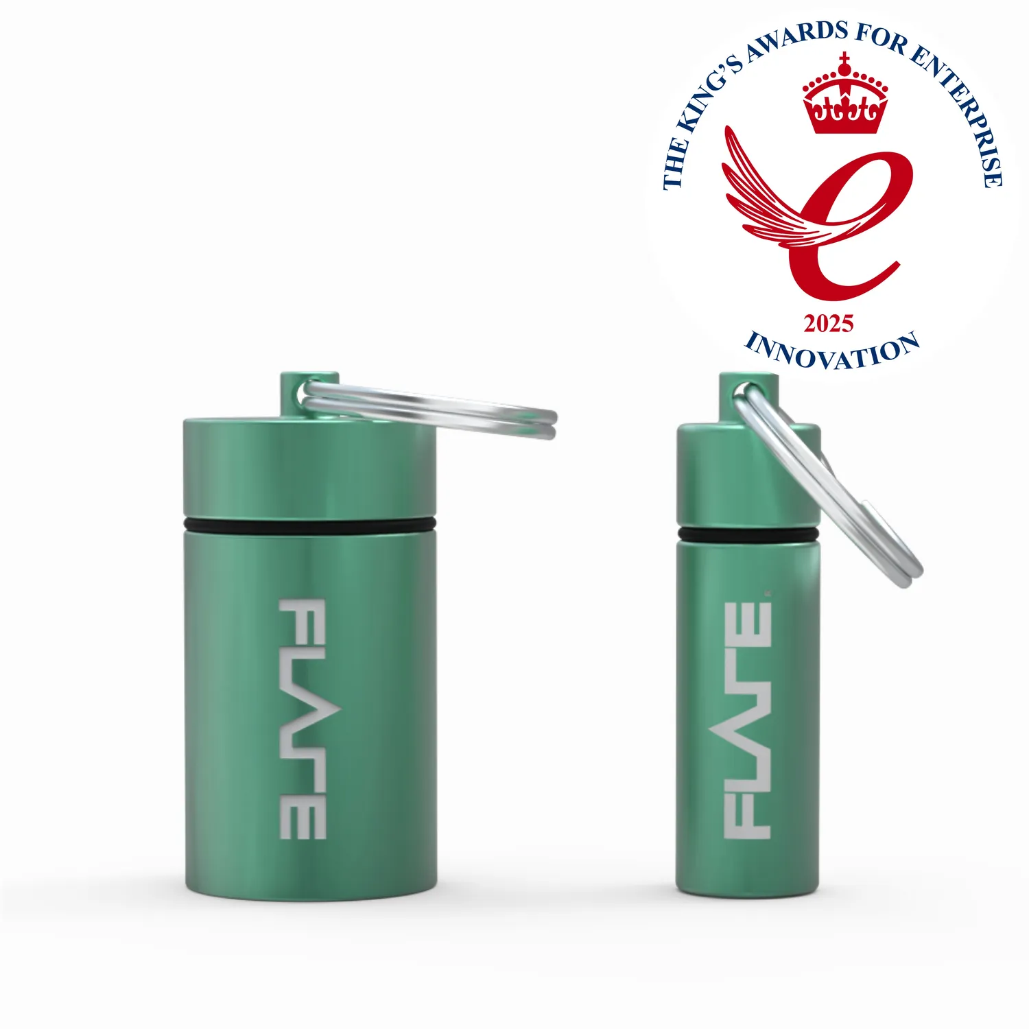 Flare Audio Capsule opbergkoker Standard Zwart aluminium