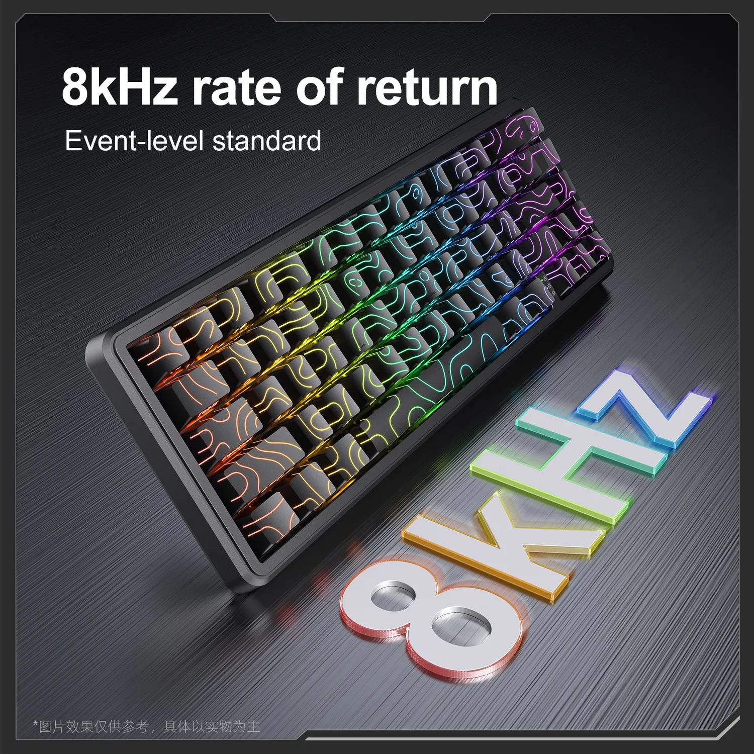 ONIKUMA G67 Toetsenbord 60% Bedraad RGB Magnetisch