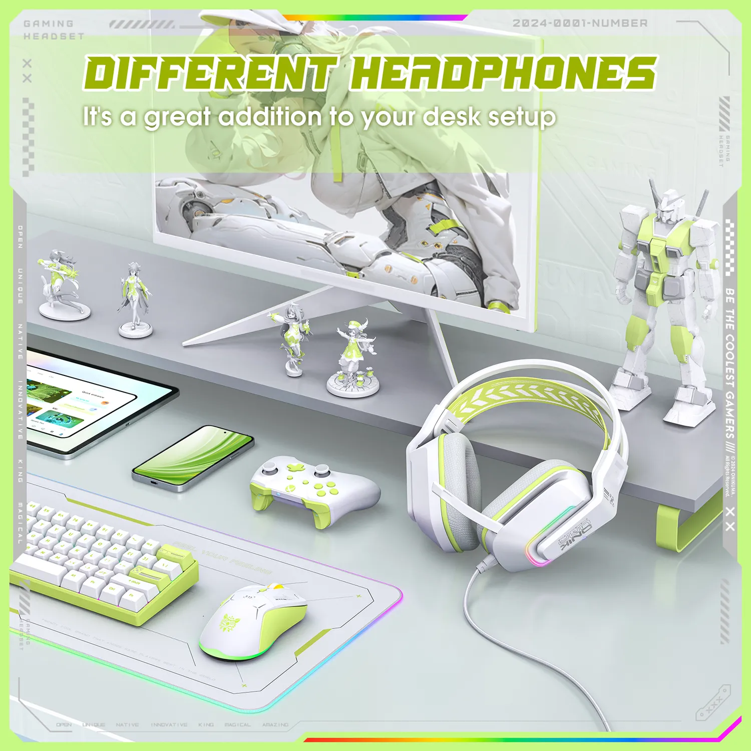ONIKUMA X13 gaming headset zwart 50mm