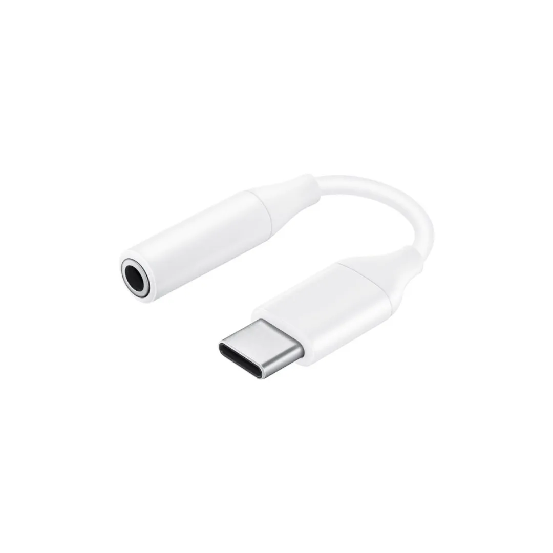 WiseQ USB-C naar AUX Audiokabel 11 cm Wit