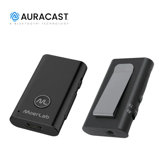 Moerlab MoerDuo Auracast audio transceiver TX/RX