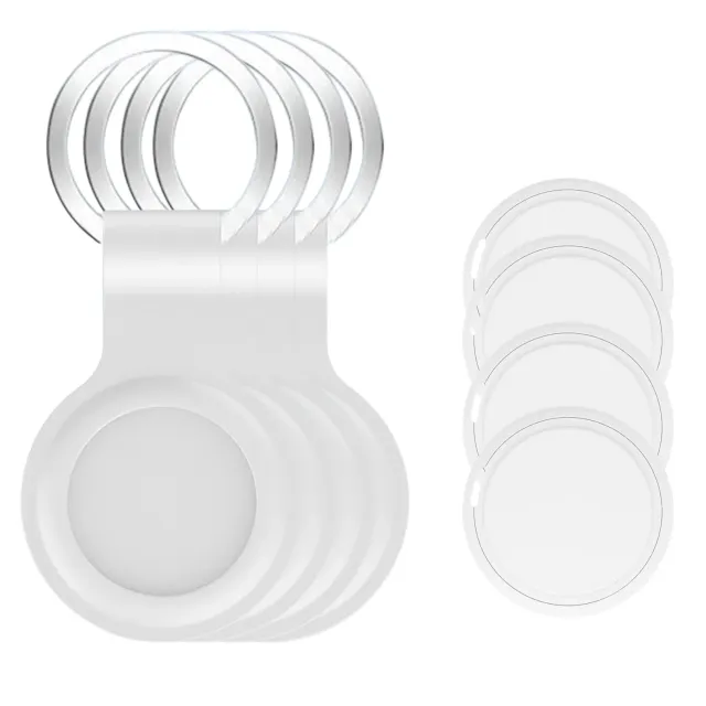 WISEQ GPS Tracker Find My 4 stuks wit sleutelhanger