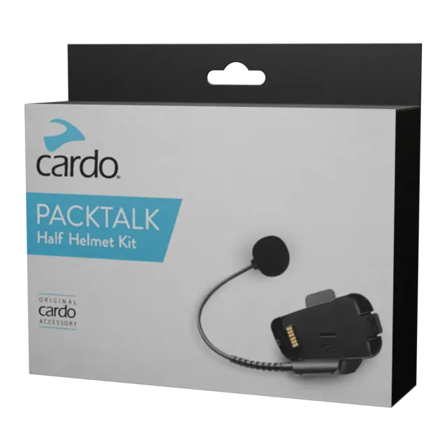 Cardo Packtalk Bold Black Half Helmet Kit helm headset